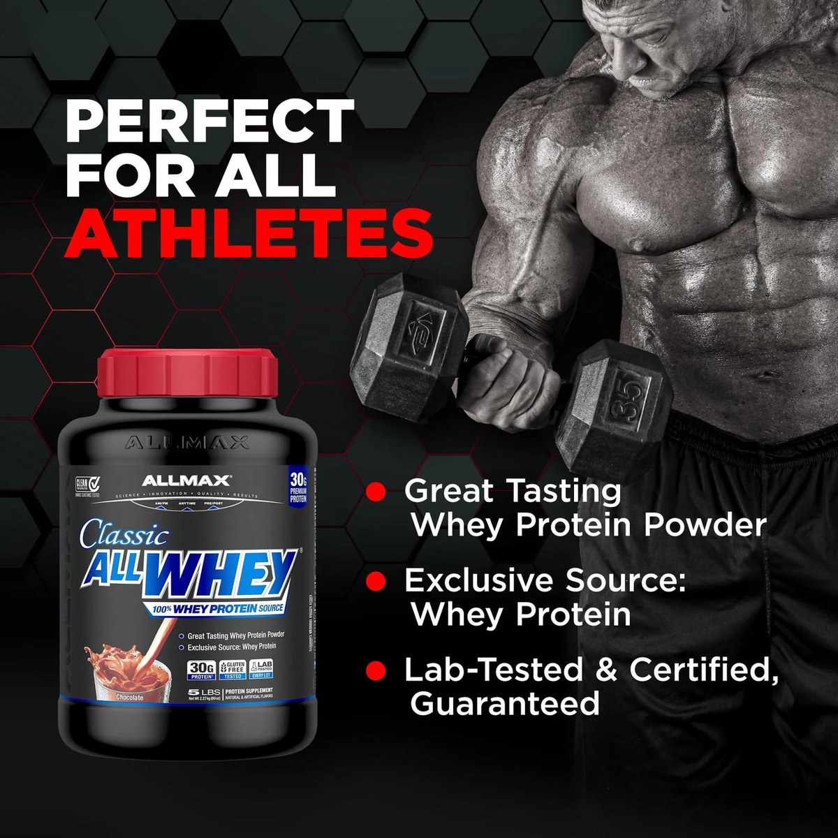 Protein Allmax Classic AllWhey 2,2 kg — foto 4
