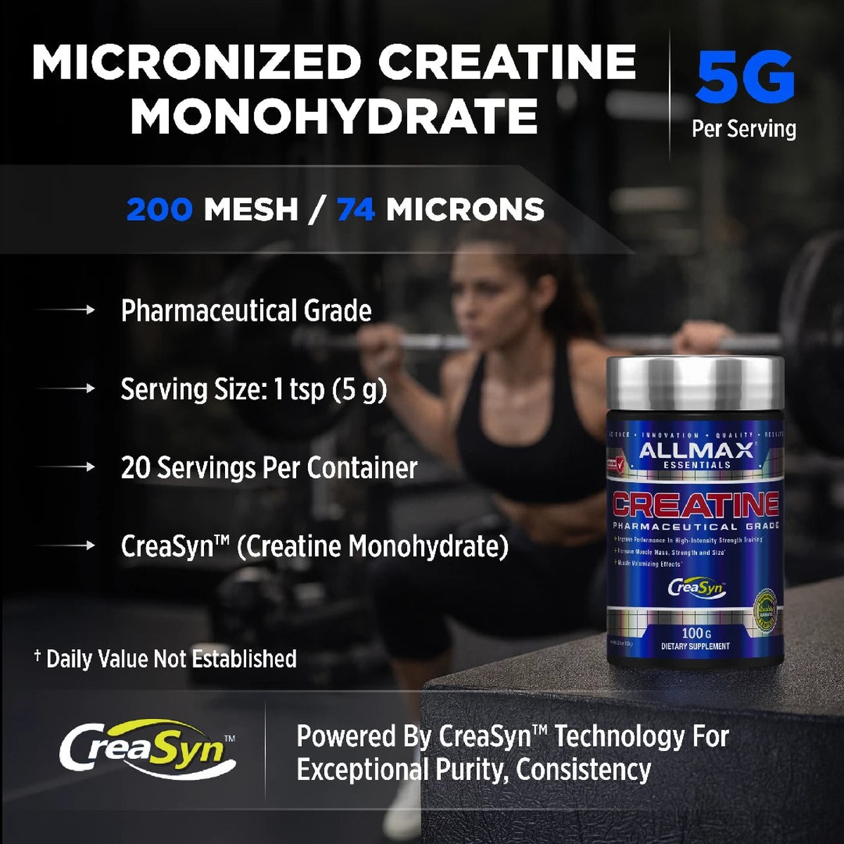 Kreatin Allmax Creatine Monohydrate 400 g — foto 2