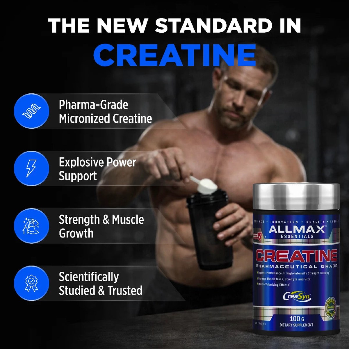 Kreatin Allmax Creatine Monohydrate 400 g — foto 3