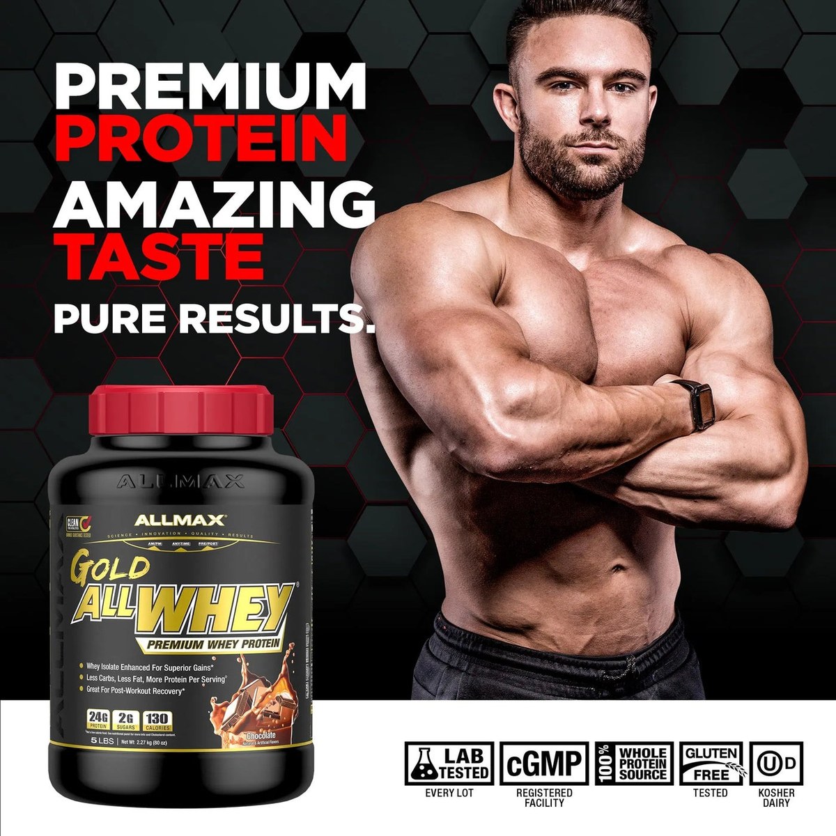 Protein Allmax Gold AllWhey 2,2 kg — foto 3