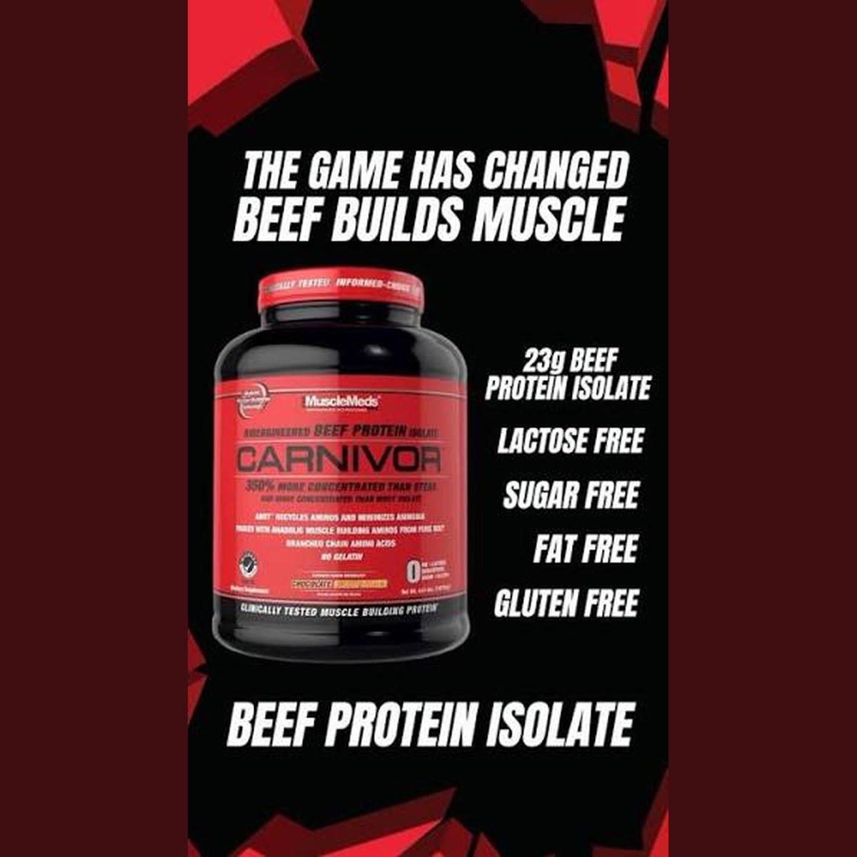 Protein MuscleMeds Carnivore Beef 1,8 kg — foto 3