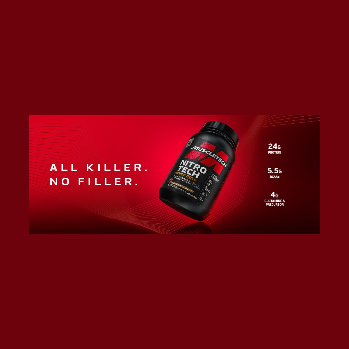 Protein MuscleTech Nitro-Tech Special Edition 2,28 kg — foto 3