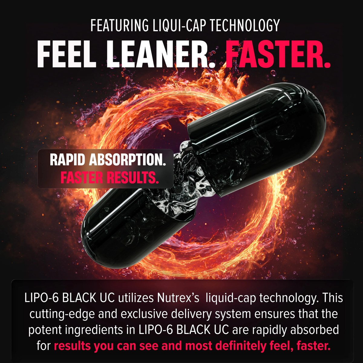 Yog' yoquvchi Nutrex Lipo-6 Black Ultra Concentrate 60 kapsula — foto 2