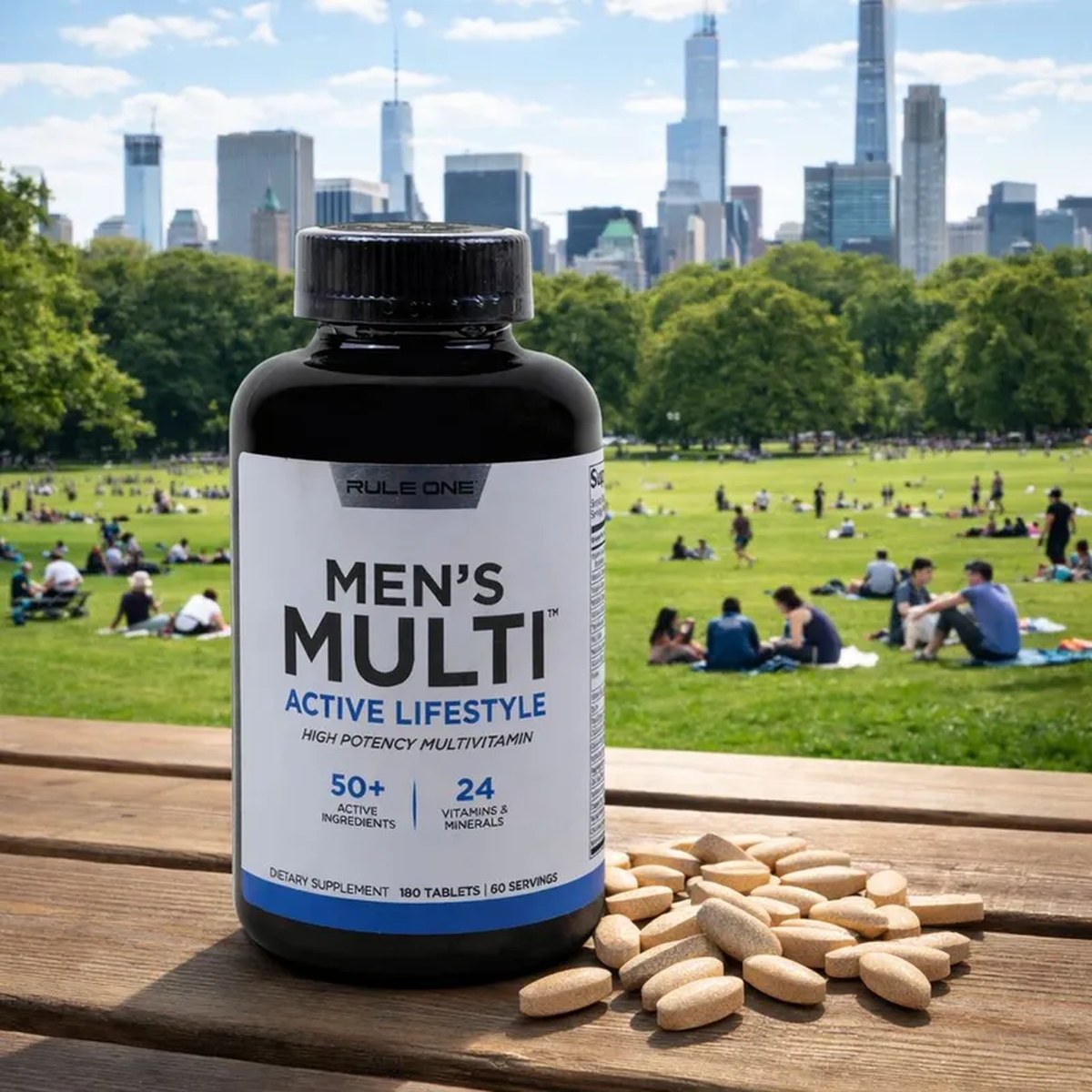 Vitaminlar Rule One Men's Multi 180 tabletka — foto 3
