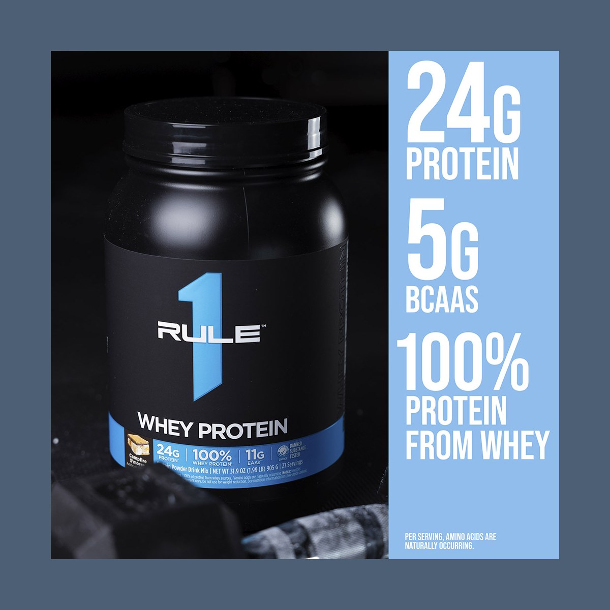 Protein Rule One R1 Whey Blend 2,28 kg — foto 3