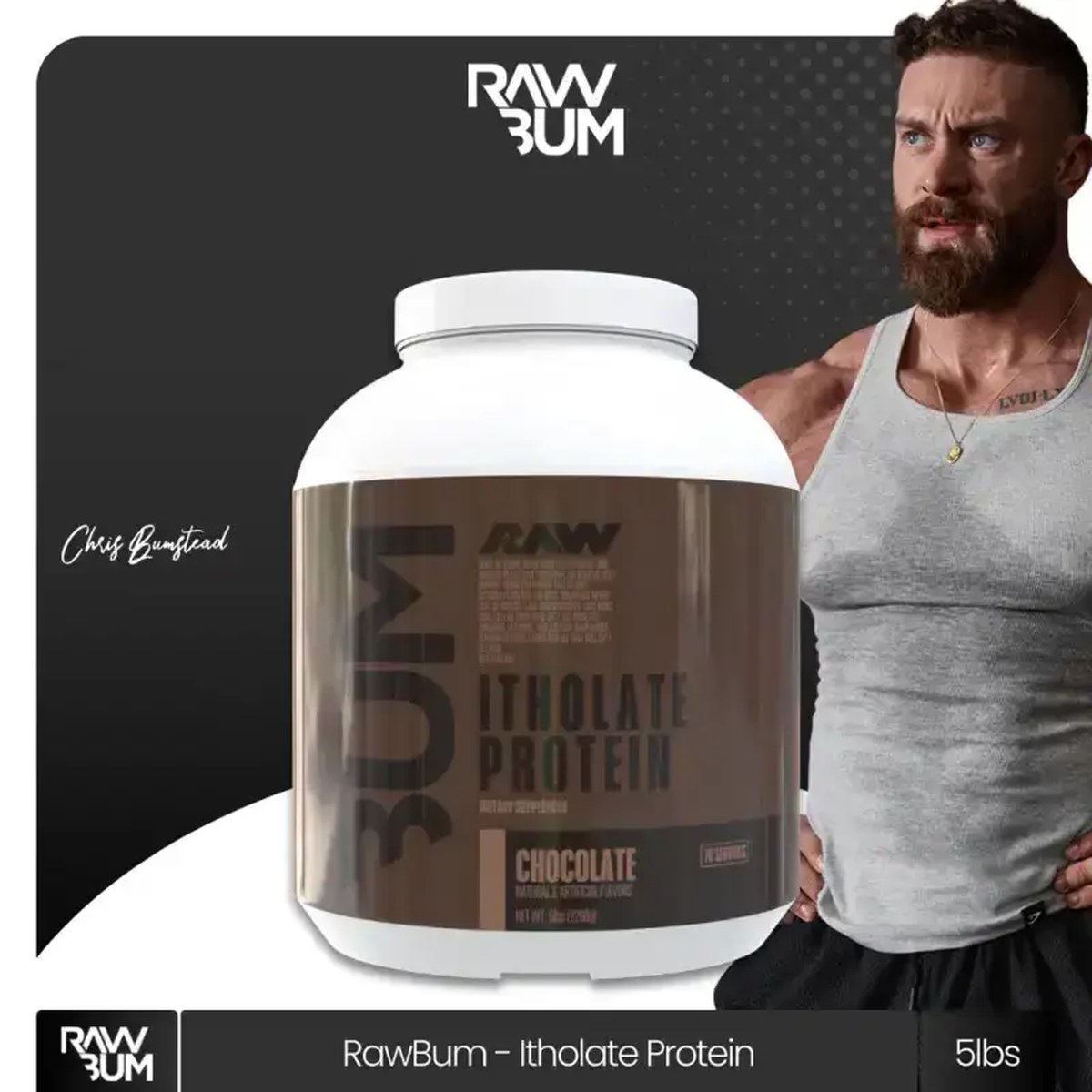 Protein Raw Nutrition CBUM Itholate 2,27 kg — foto 3