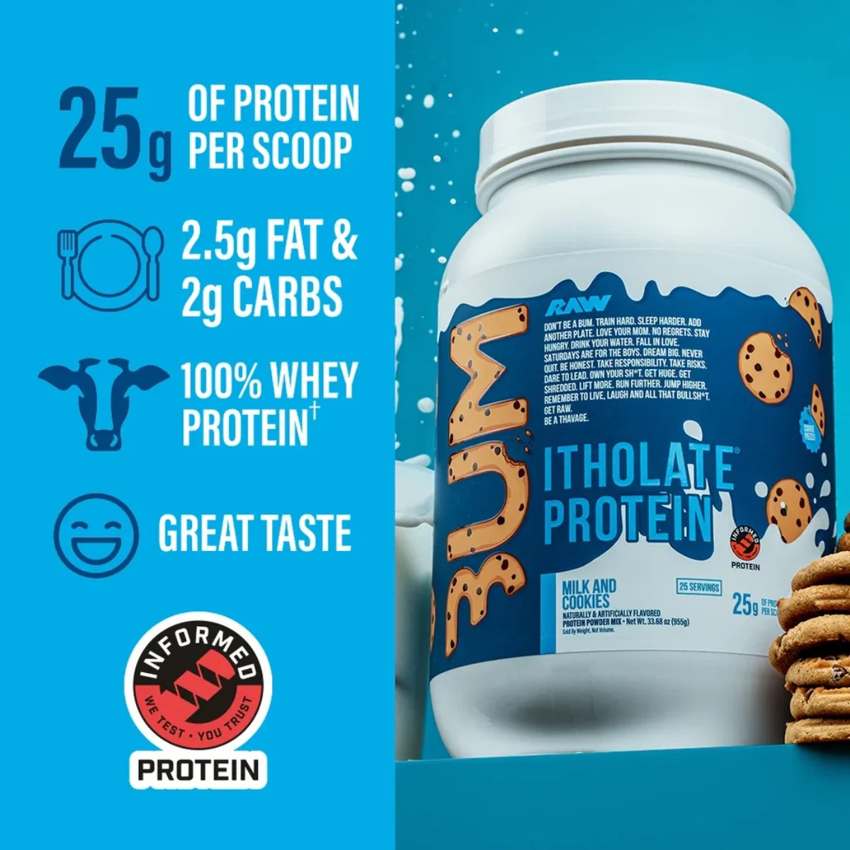 Protein Raw Nutrition CBUM Itholate 2,27 kg — foto 5