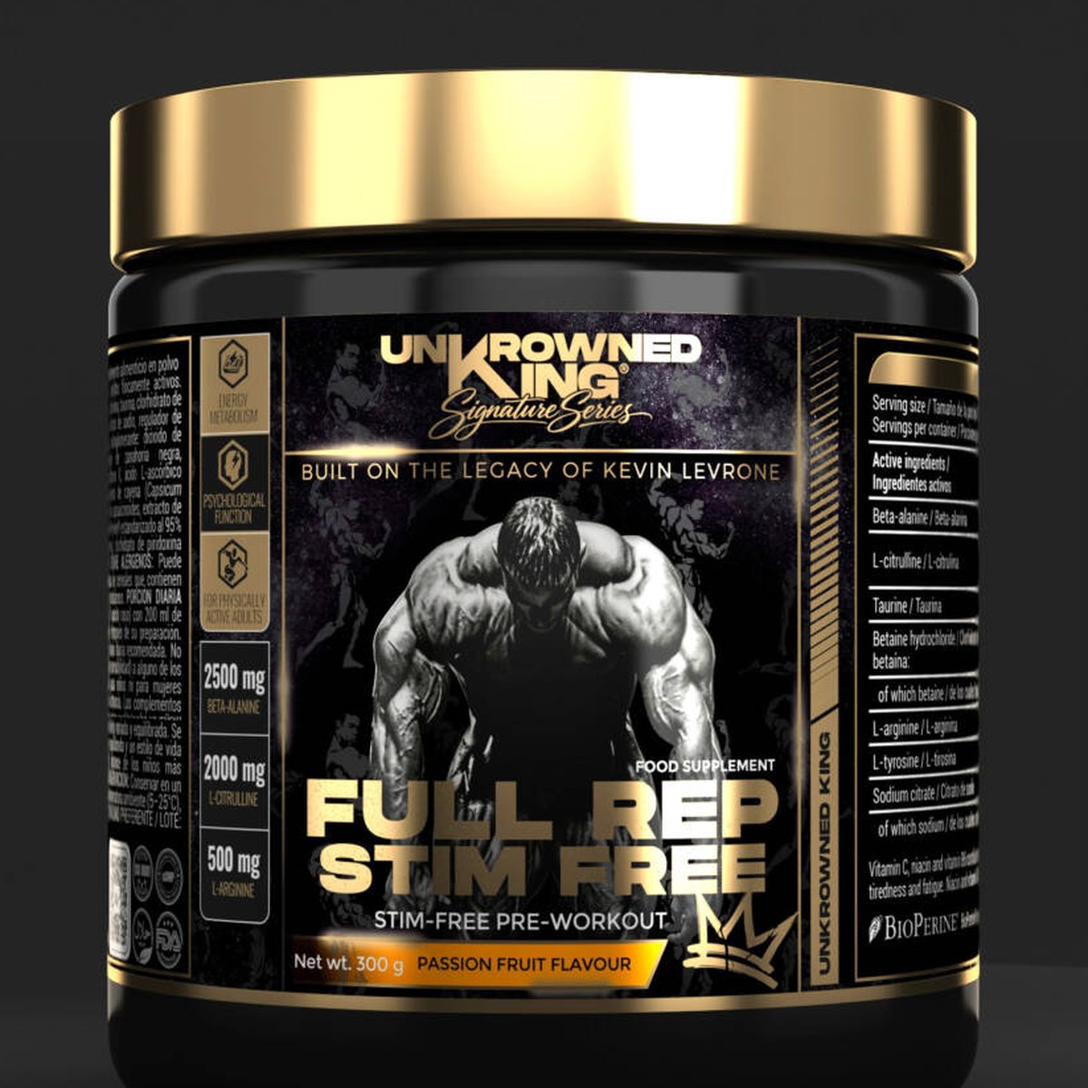 Pretren Unkrowned King Full Rep Stim Free 300 g (kofeinsiz) — foto 3
