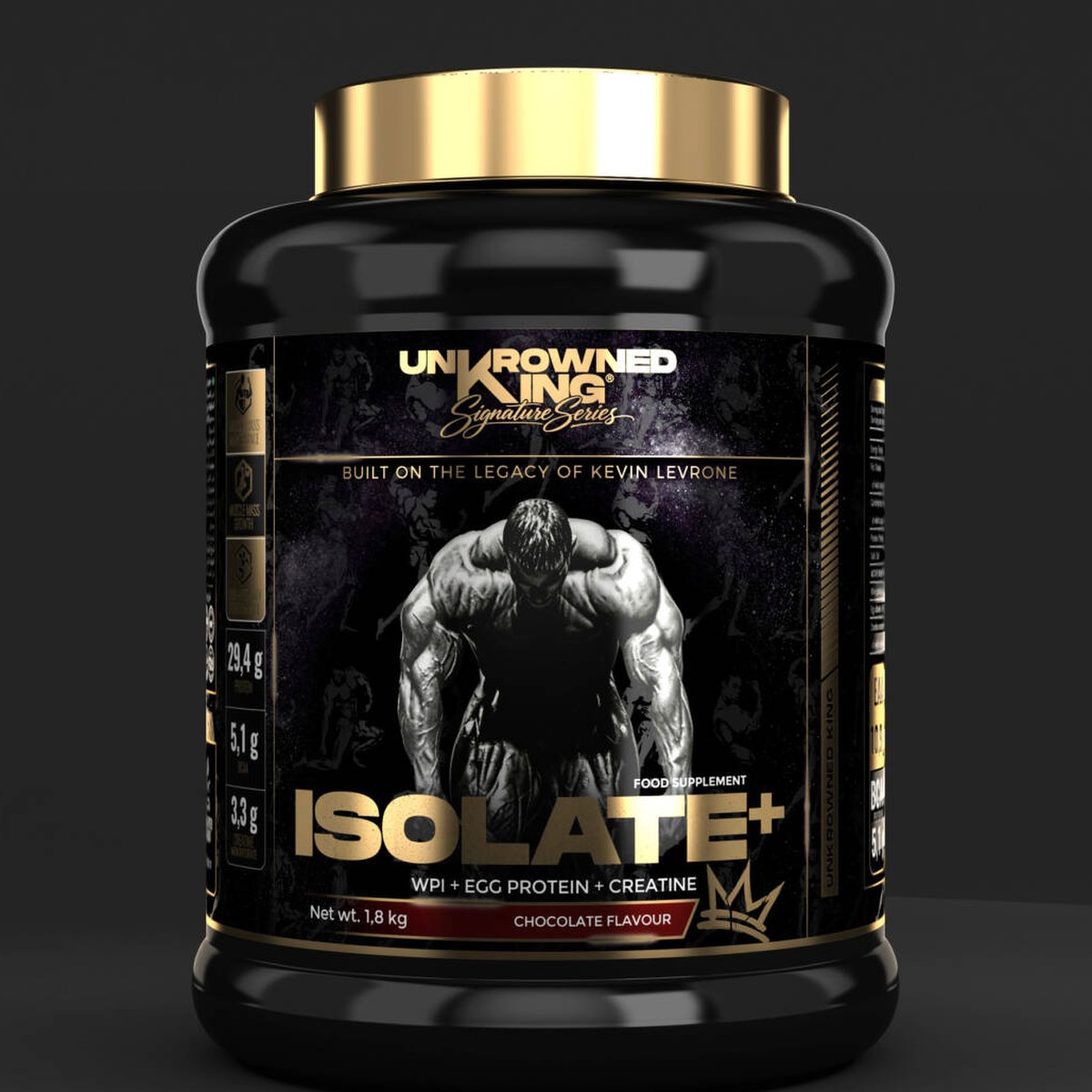 Protein Unkrowned King ISOLATE+ 1,8 kg — foto 2