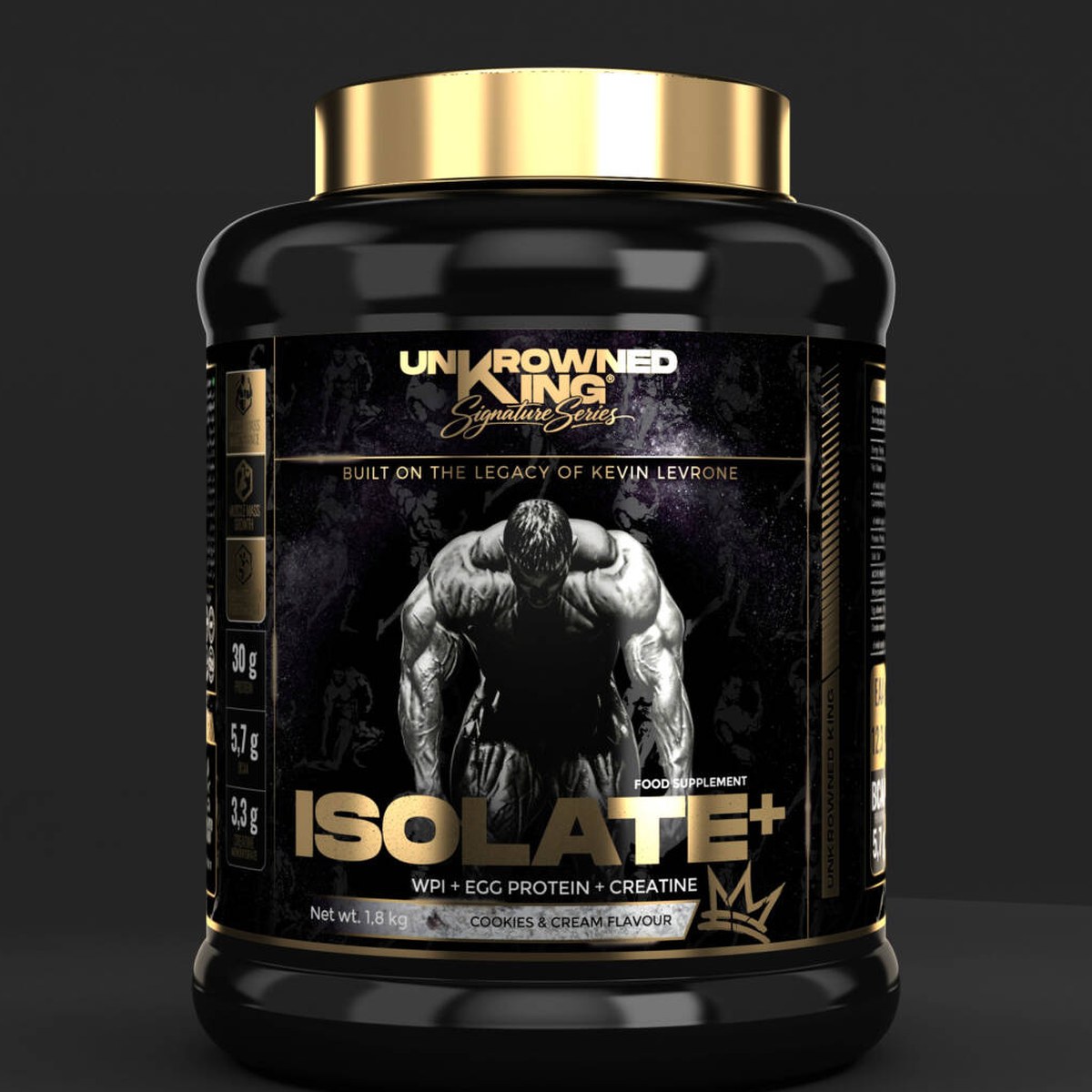 Protein Unkrowned King ISOLATE+ 1,8 kg — foto 4