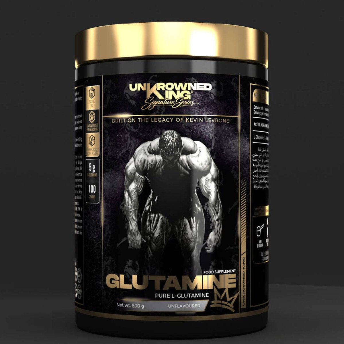 L-глутамин Unkrowned King L-Glutamine 500 г