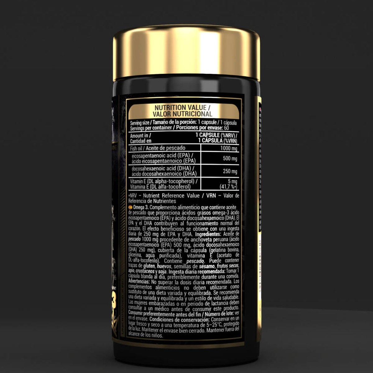 Omega-3 Unkrowned King Omega 3 60 kapsula — foto 2