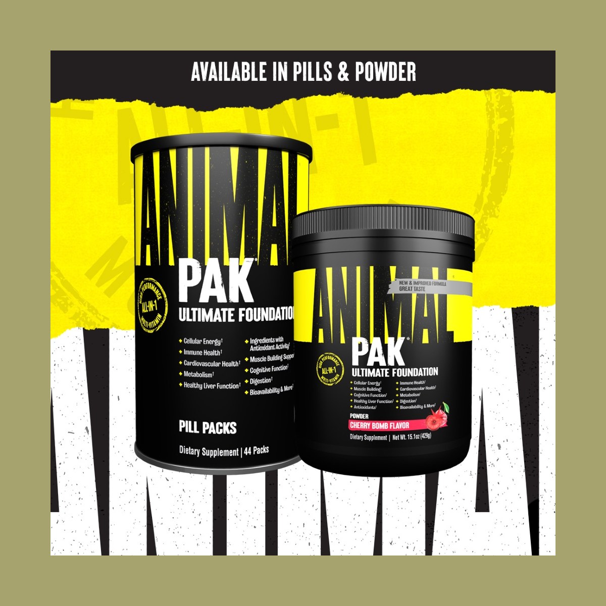 Vitaminlar Universal Nutrition Animal Pak 44 paket — foto 3